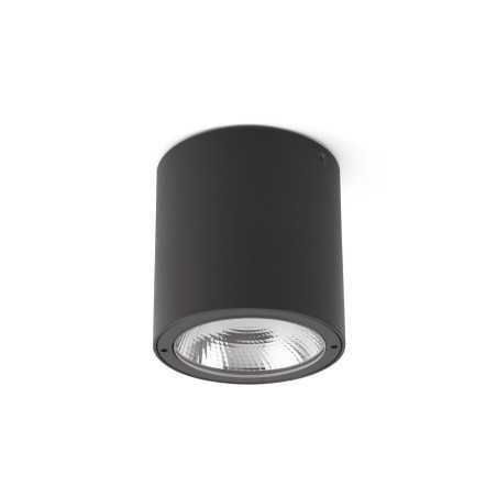 Candeeiro de teto em alumínio com LED integrado cinza LARRET