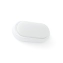 Candeeiro de parede em ABS com LED integrado, acabamento branco mate MERIEU