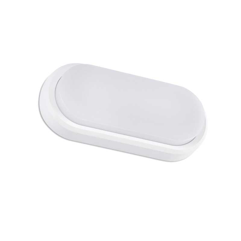 Lâmpada de parede em ABS com LED integrado, branco mate BODIEU