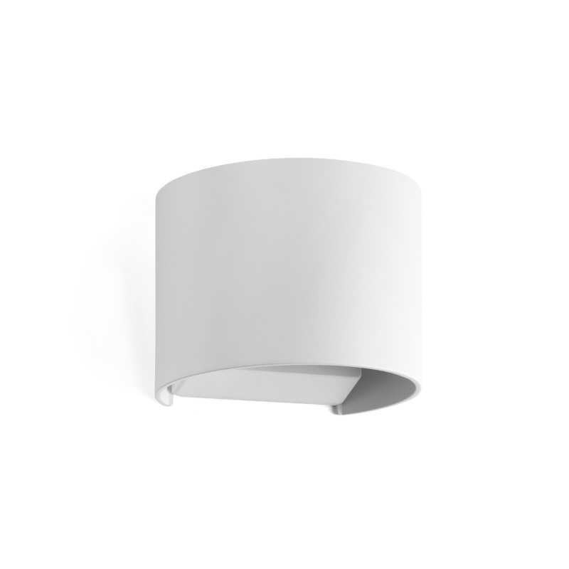 Lâmpada de parede em alumínio com LED integrado branco fosco NEPVANT