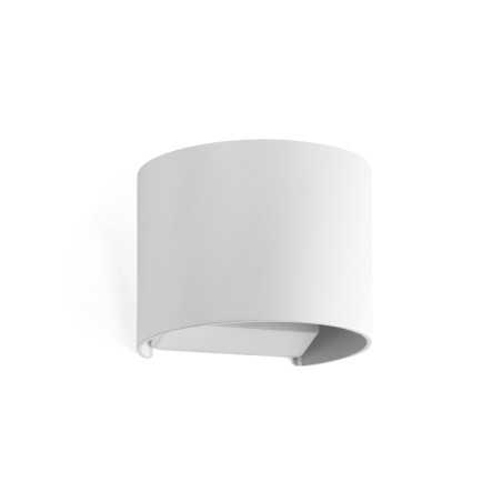 Lâmpada de parede em alumínio com LED integrado branco fosco NEPVANT