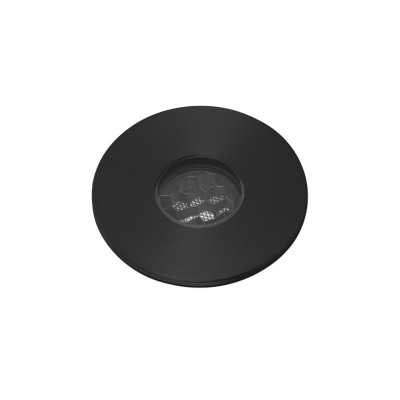 Luminária de chão em aço preto com LED integrado CHENAY