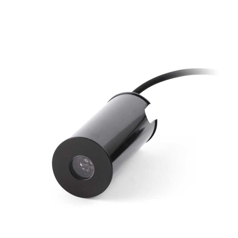 Lâmpada de chão em aço preto com LED integrado CHICHEY