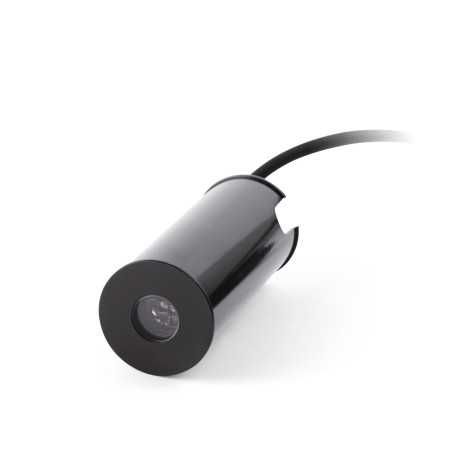 Lâmpada de chão em aço preto com LED integrado CHICHEY