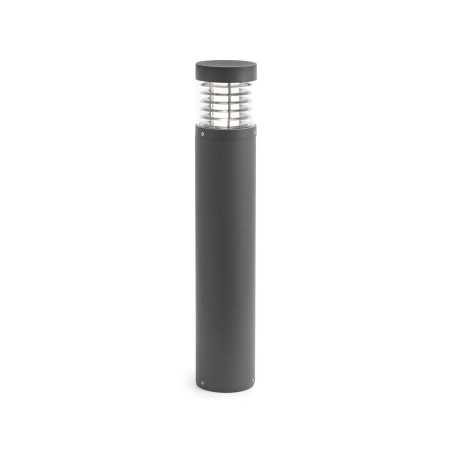 Luminária de pie de alumínio con LED integrado en color gris LUZIER