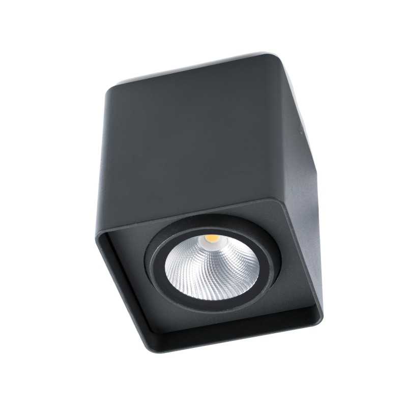 Candeeiro de teto em alumínio com LED integrado cinza LAROQUE