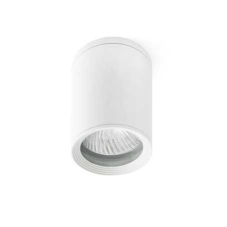 Candeeiro de teto em alumínio E27 branco mate MAUSSAC