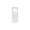 Lâmpada de parede em alumínio com LED integrado em branco mate VAROGNE