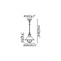 Candeeiro de teto em aço E27 branco mate ROSETTE