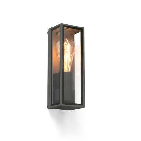 Luminária de parede em alumínio E27 cinza CAMBIAC