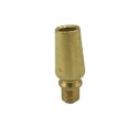 Rótula de latão de 40mm de altura para lâmpadas semiarticuladas.