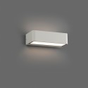 Luminária de pared de aluminio con LED integrado en blanco mate BERNEDE