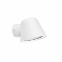 Luminária de parede em alumínio branco mate GU10 CORBARA