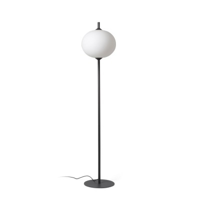 Luminária de chão em alumínio cinzento E27 GRESSY