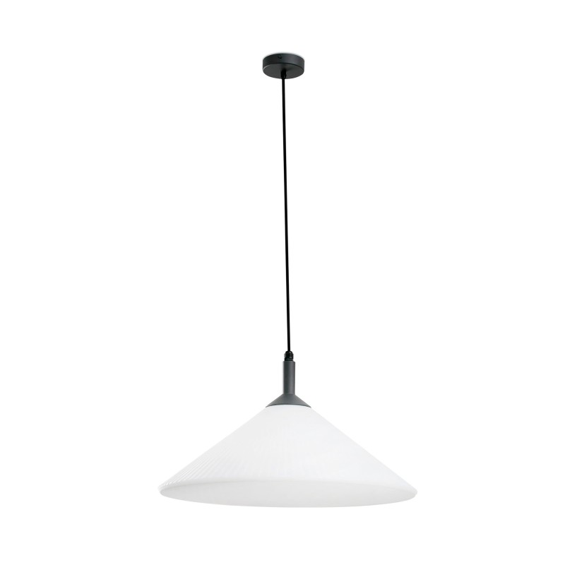 Luminária teto alumínio E27 cinza CERDON