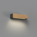 Luminária de parede de madeira com LED integrado LA RUE