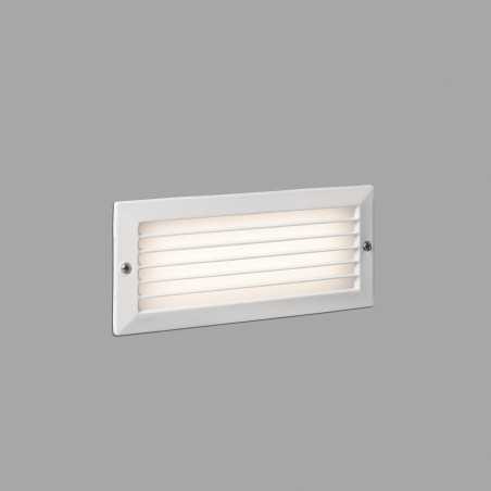Lâmpada de parede em alumínio com LED integrado fosco branco BEZERIL