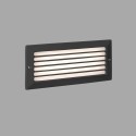 Lâmpada de parede em alumínio com LED integrado cinza BRANDO