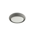 Lâmpada de teto em cimento com LED integrado cinza BULLION