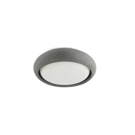 Lâmpada de teto em cimento com LED integrado cinza BULLION