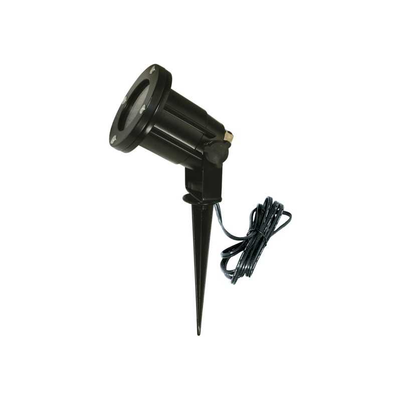 Luminária de suelo em alumínio preto fosco GU10 REYRAN