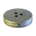 Suporte de ferro para pintura com 100mm de diâmetro e três saídas.