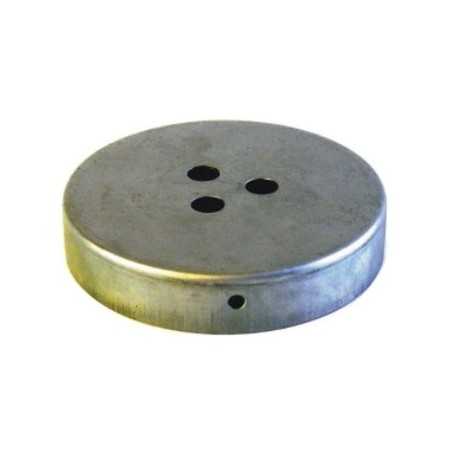 Suporte de ferro para pintura com 100mm de diâmetro e três saídas.