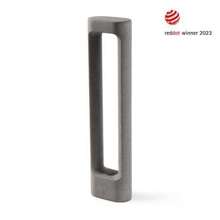 Luminária de suelo con LED integrado en cemento RIBOUX