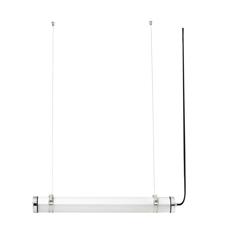 Lâmpada de teto em aço cromado brilhante com LED integrado ELANGE