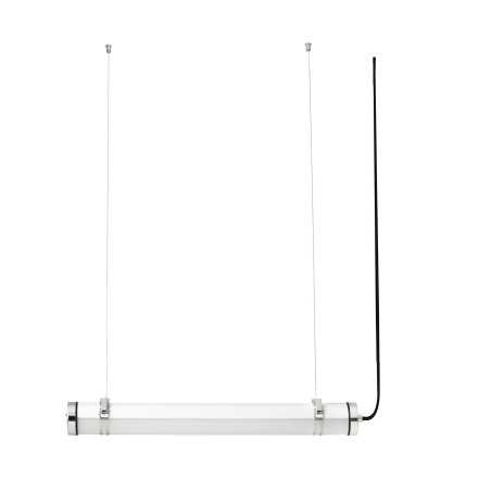 Lâmpada de teto em aço cromado brilhante com LED integrado ELANGE