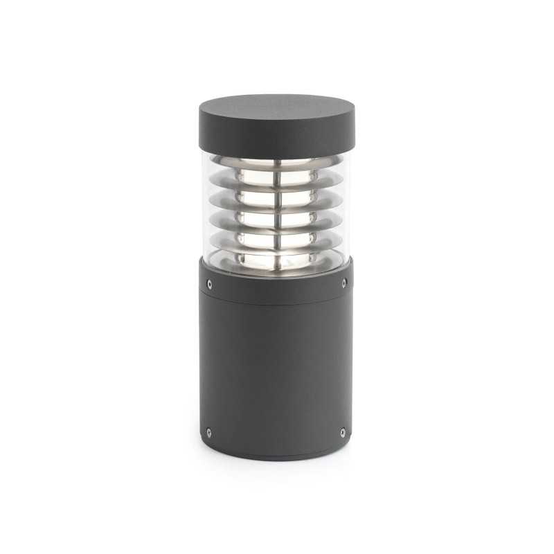 Luminária de parede com LED integrado em alumínio cinza MUNSTER