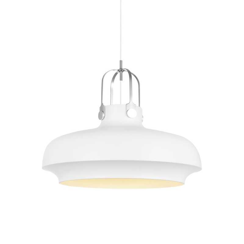 Pendente simples MÂLON em alumínio E27 LED cor branca