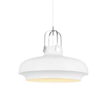 Pendente simples MÂLON em alumínio E27 LED cor branca