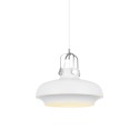 Pendente simples BURON em alumínio E27 LED cor branca