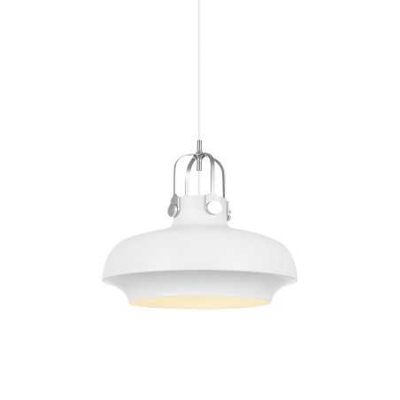 Pendente simples BURON em alumínio E27 LED cor branca