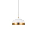 Pendente simples TAUTY em alumínio E27 LED cor branca.