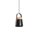 Pendente simples ISLOU em alumínio E27 LED cores