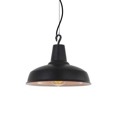 Pendente simples CONGE em metal E27 LED cores.
