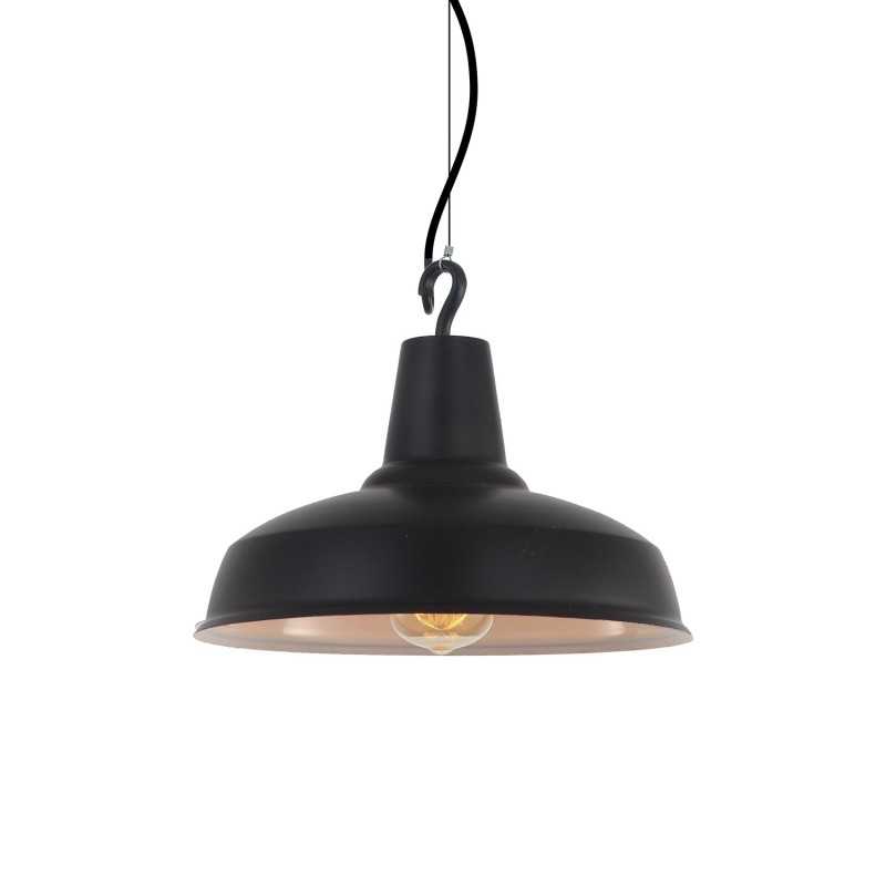 Pendente simples CONGE em metal E27 LED cores.