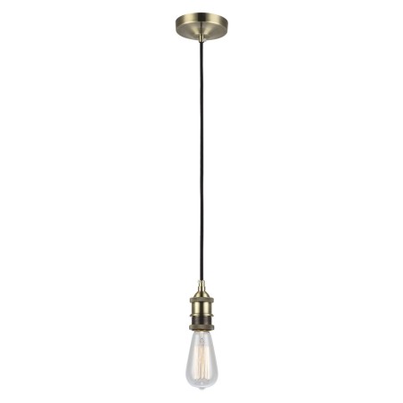 Pendente simples CULOT em metal E27 LED cor bronze escovado.