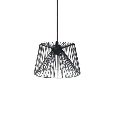 Pendente simples HAUTE em metal E27 LED cor preta