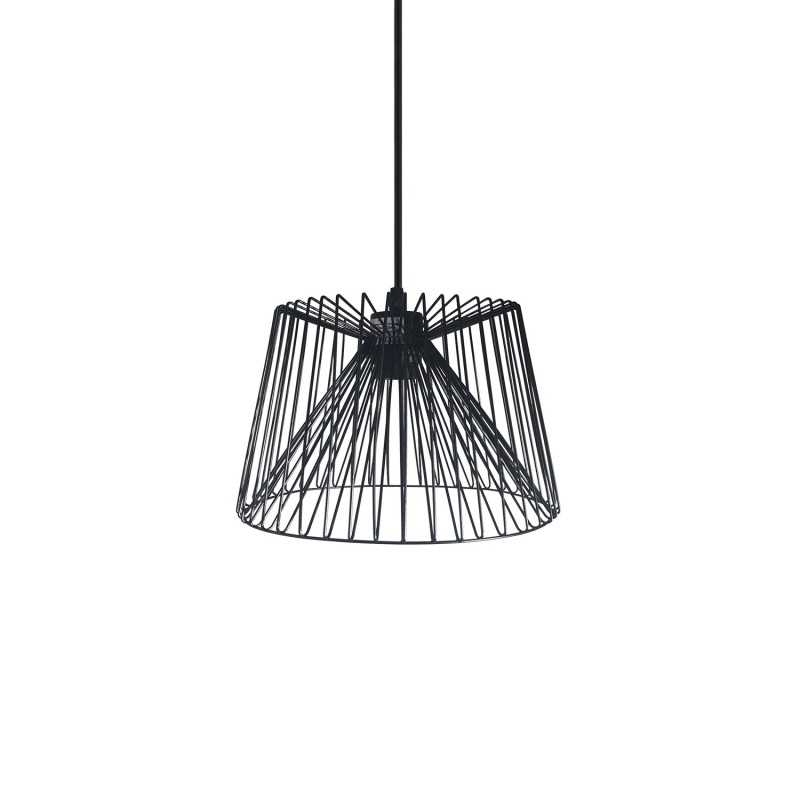 Pendente simples HAUTE em metal E27 LED cor preta