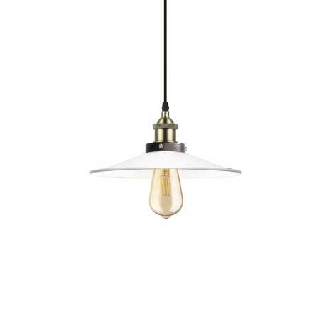 Pendente simples SUDRE em metal E27 LED cor branca