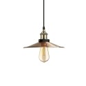 Pendente simples LUNEL em metal LED E27 cor cobre brilhante