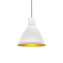 Pendente simples BENIS em alumínio E27 LED cor branca