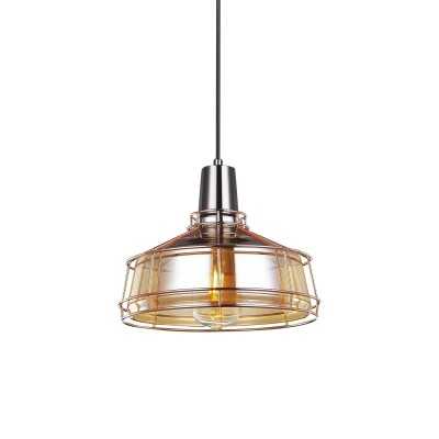 Pendente simples LIZE cristal E27 LED cores