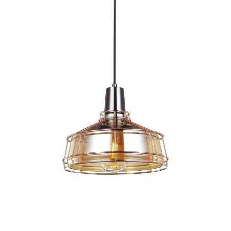 Pendente simples LIZE cristal E27 LED cores