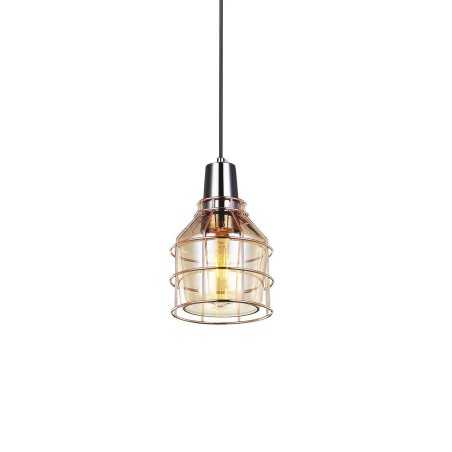 Pendente simples LOIRE em cristal LED E27 cores