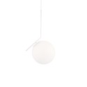 Pendente simples PAZANAN em metal E27 LED cor branca