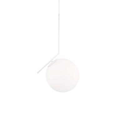 Pendente simples PAZANAN em metal E27 LED cor branca